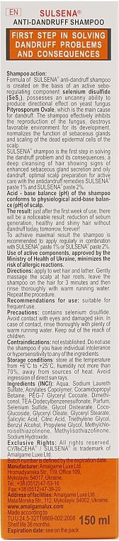 Anti-Dandruff Shampoo - Sulsena — photo N4