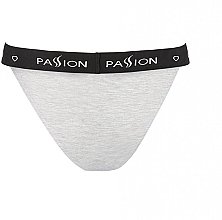 Cotton Tanga Panties with Wide Elastic Band PS015, grey - Passion — photo N5