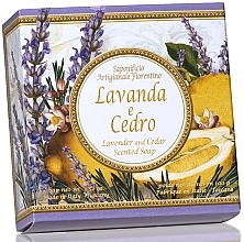 Fragrances, Perfumes, Cosmetics Lavender & Cedar Natural Soap - Saponificio Artigianale Fiorentino Capri Lavender & Cedar