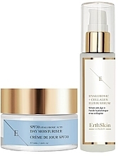 Fragrances, Perfumes, Cosmetics キット - ErthSkin London SPF 30 Hyaluronic Acid Day Cream 50ml + Hyaluronic acid & Collagen Serum Set (d/cr/50ml + f/ser/60ml)