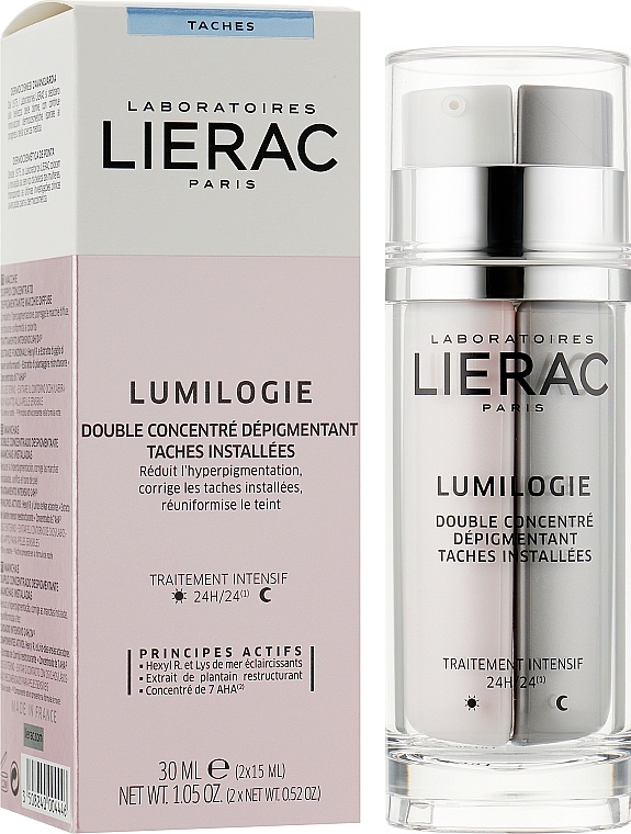Day and Night Double Concentrate for Dark Spot Correction - Lierac Lumilogie — photo N2
