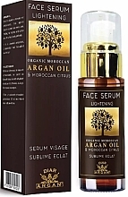 Argan Oil & Verbena Brightening Face Serum - Diar Argan Lightening Face Serum With Argan Oil & Maroccan Citrus — photo N1