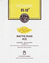 Fragrances, Perfumes, Cosmetics Sheet Mask with Natto Beans Extract - Hchana Natto Plus Facial Mask