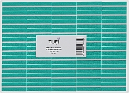 Mini Nail Buffer 100/180 grit, 50 pcs, green - Tufi Profi — photo N2