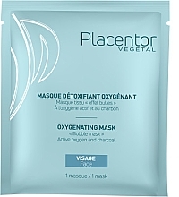 Fragrances, Perfumes, Cosmetics Oxygen Sheet Mask - Placentor Vegetal Oxygenating Bubble Mask