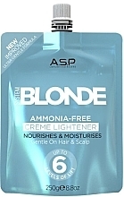 Fragrances, Perfumes, Cosmetics Hair Lightener Cream, 6 levels - ASP System Blonde Cream Lightener 6 Level