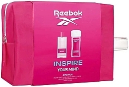 Reebok Inspire Your Mind - Set (edt/100ml+sh/gel/250ml+ bag/1pcs) — photo N1