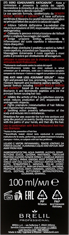 Anti Hair Loss Stem Cells & Capixil Serum - Brelil Anti Hair Loss Serum — photo N3