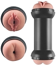 Fragrances, Perfumes, Cosmetics Double-Sided Masturbator - LoveToy Training Master Double Side Stroker Pussy & Anus Flesh