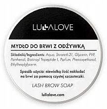 Brow Styling Soap with Conditioner - Lullalove Eyebrow Soap With Conditioner — photo N1