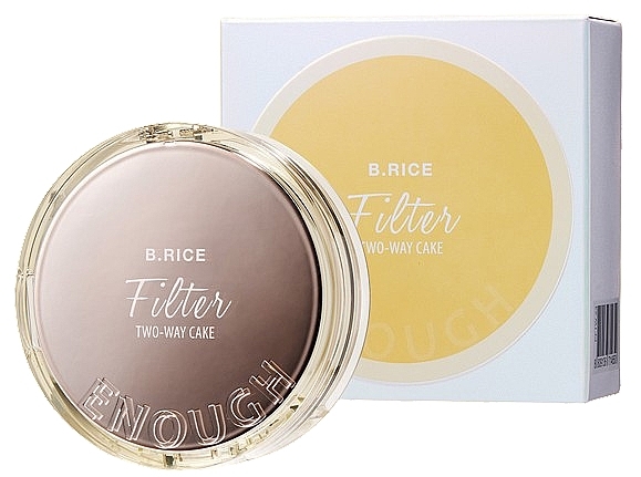 Face Powder - Enough B.Rice Pure Filter Two-Way Cake SPF 28 PA++ — photo N1