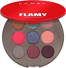 Eyeshadow Palette - LAMEL FLAMY Lumeneyes Palette — photo N1