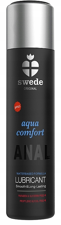 Water-Based Lubricant - Swede Woman Aqua Comfort Anal Lubricant — photo N1