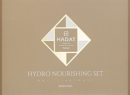 Moisturizing Set - Hadat Cosmetics Hydro Nourishining Set (shm/70ml+cond/70ml+mask/70ml+bag) — photo N2