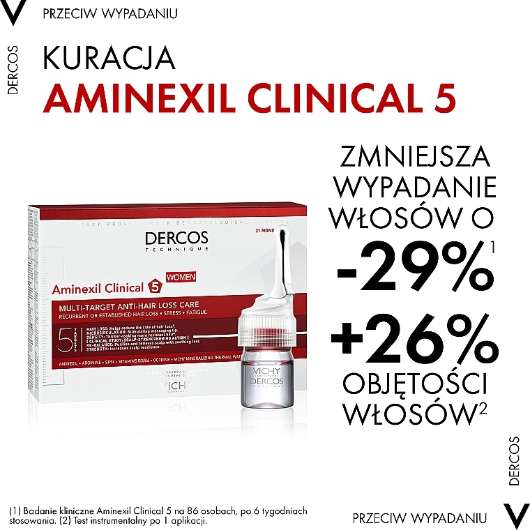 Women Anti Hair Loss Treatment - Vichy Dercos Aminexil Clinical 5 — photo N5