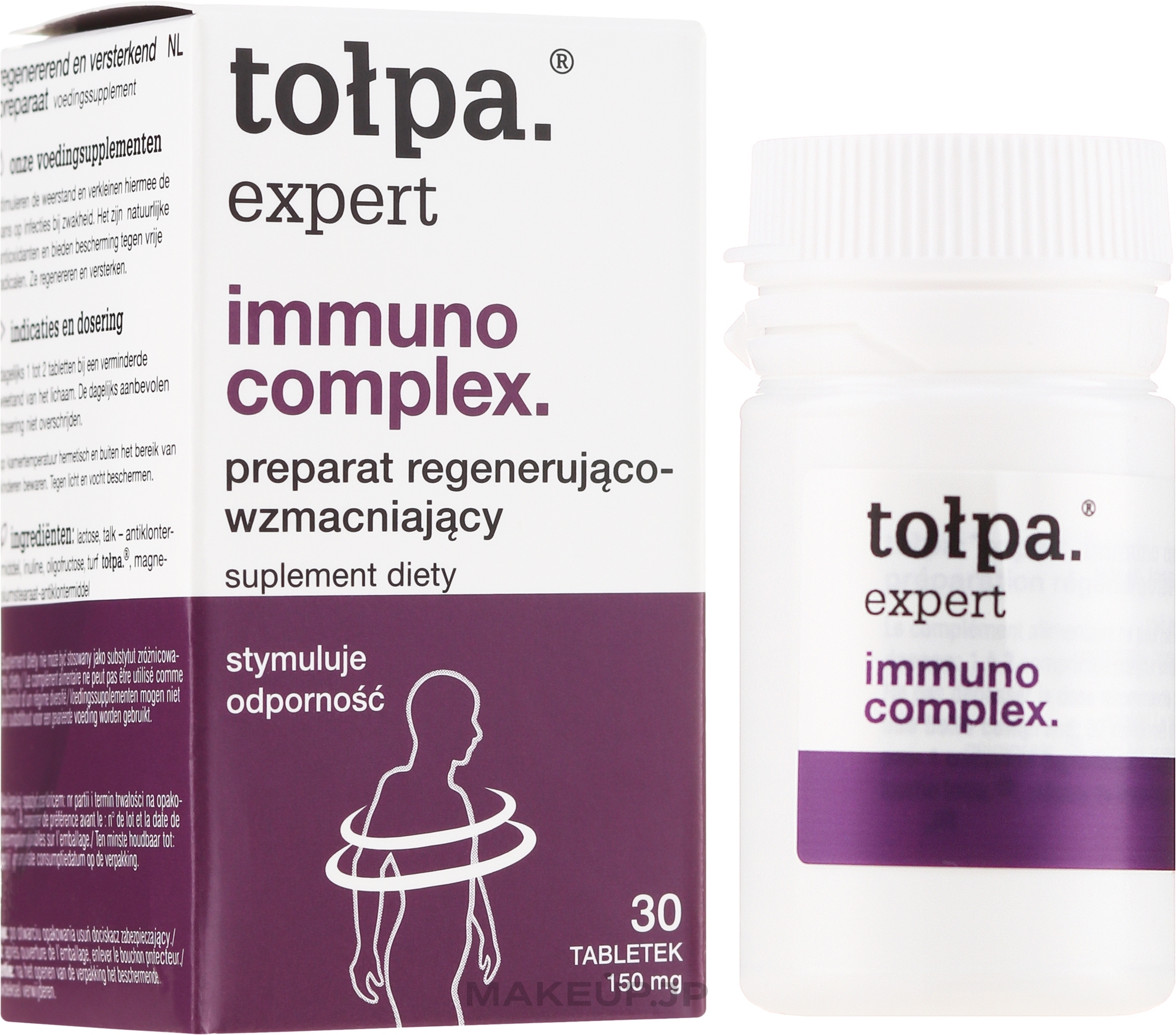 Food Supplement with Peat Extract - Tolpa Expert Immuno Complex — photo 30 szt.