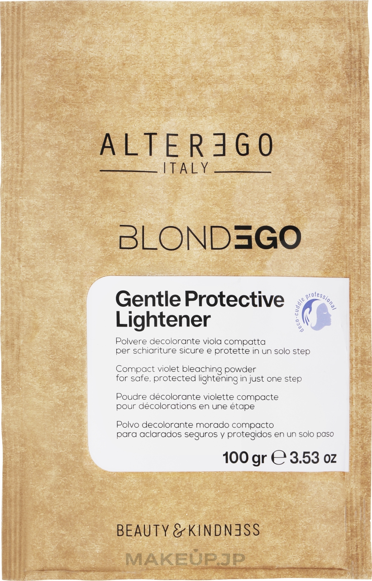 Bleaching Powder - AlterEgo BlondeGo Gentle Protective Lightener Violet Bleaching Powder — photo 100 g