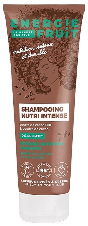 Nourishing Shampoo for Curly Hair - Energie Fruit Intense Nutritive Shampoo With Organic Cocoa Butter And Cocoa Powder — photo N1