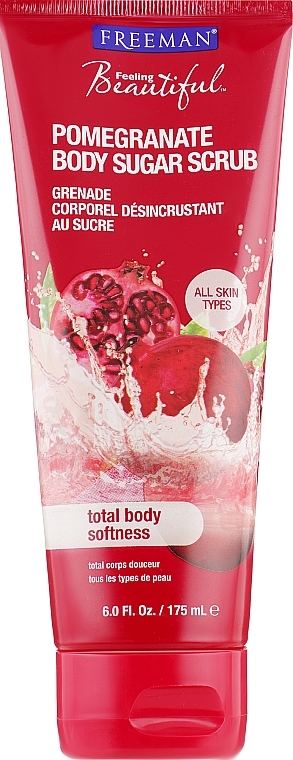 Pomegranate Body Scrub - Freeman Feeling Beautiful Pomegranate Sugar Body Scrub — photo N1