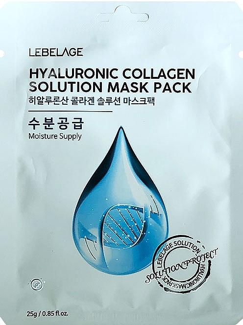 Sheet Mask - Lebelage Hyaluronic Collagen Solution Mask — photo N3