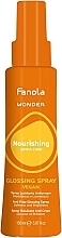 Hair Shine Spray - Fanola Wonder Nourishing Glossing Spray — photo N1