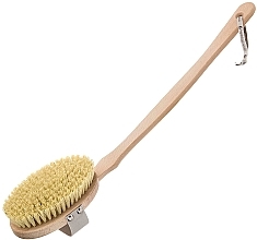 Fragrances, Perfumes, Cosmetics Natural Brush with Detachable Handle - Hydrea London Professional Spa Dry Body Brush + Detachable Hand