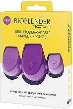 Makeup Sponge, purple, 3 pcs - EcoTools BioBlender Trio — photo N2