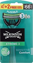 Fragrances, Perfumes, Cosmetics Men Disposable Razor, 6 pcs - Wilkinson Xtreme 3 Sensitive Comfort