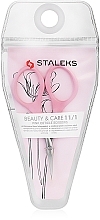 Fragrances, Perfumes, Cosmetics Pink Cuticle Scissors, SBC-11/1 - Staleks Beauty & Care 11 Type 1