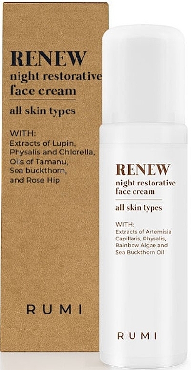 Revitalizing Night Face Cream - Rumi Renew Night Restorative Face Cream — photo N1