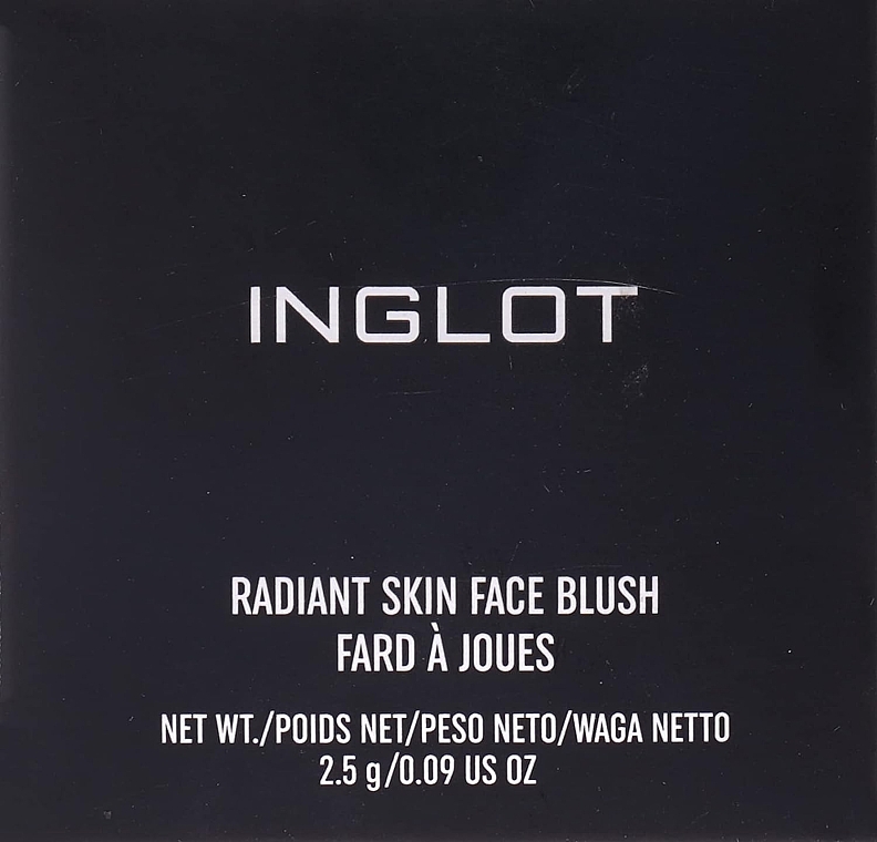 Blush - Inglot Radiant Skin Face Blush — photo N6