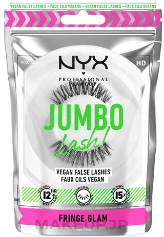 False Lashes - NYX Professional Makeup Jumbo Lash! Vegan False Lashes Fringe Glam — photo 2 pcs.