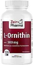 L-Ornithine Food Supplement, 500 mg - ZeinPharma L-Ornithine Capsules — photo N1