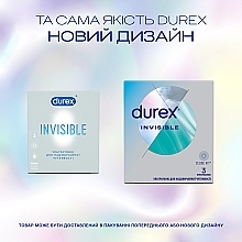 Ultra-Thin Condoms, 3 pcs - Durex Invisible — photo N4