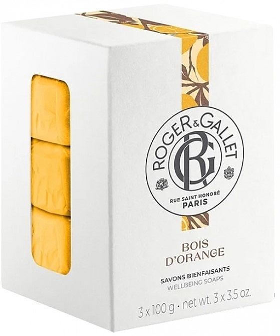 Roger&Gallet Bois D'Orange Perfumed Soaps - Set (soap/3x100g) — photo N1
