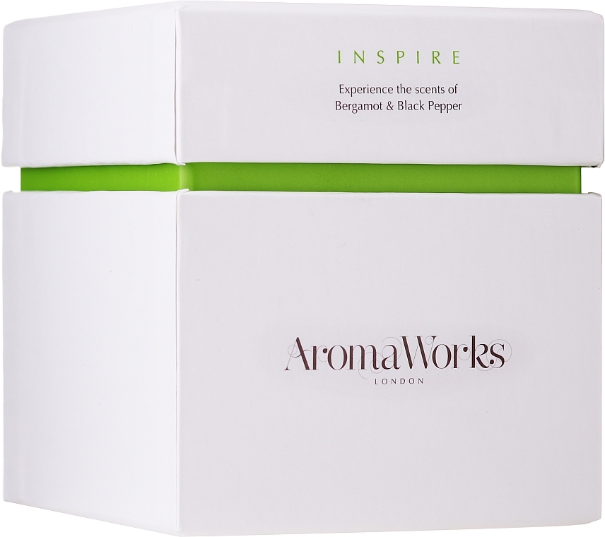 Scented Candle "Inspire" - AromaWorks Inspire Candle — photo N1