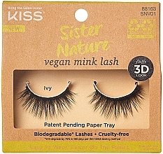 Fragrances, Perfumes, Cosmetics False Eyelashes - Kiss Sister Nature Vegan Mink Ivy