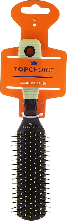 Hair Brush, 2236, black & green - Top Choice — photo N1