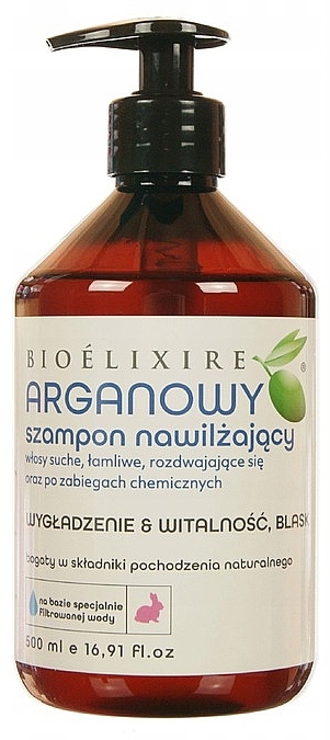 Moisturizing Shampoo with Argan Oil - Bioelixire Argan Shampoo — photo N1