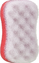 Fragrances, Perfumes, Cosmetics Bath Sponge, 6019, white and red - Donegal