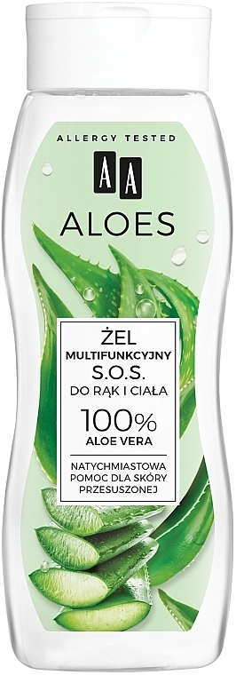 Multifunctional Hand & Body Gel - AA Aloes 100% Aloe Vera Hand And Body SOS Gel — photo N1