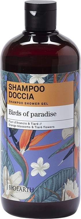 Shampoo & Shower Gel ‘Bird of Paradise’ - Bioearth Birds of Paradise Shampoo Shower Gel — photo N1