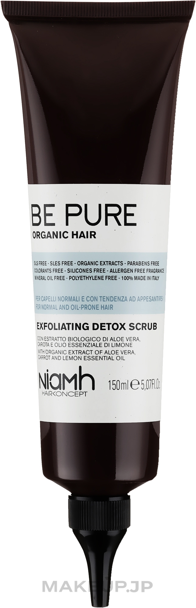 Detox Scalp Scrub - Niamh Hairconcept Be Pure Detox Scrub — photo 150 ml