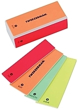 Nail Buffer - Tweezerman 4-In-1 Smooth & Shine Block Neon File Buff — photo N14