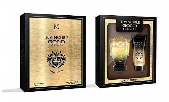 Mirage Brands Invincible Gold - Set (edt/50ml + after/shave/50ml) — photo N1