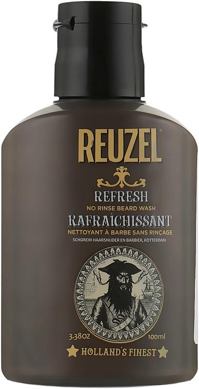 Beard Shampoo - Reuzel Refresh No RinseBeard Wash — photo N1