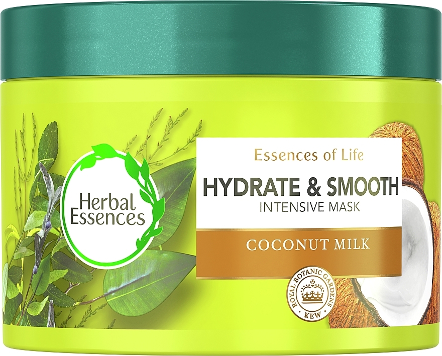 Hydrate & Smooth Hair Mask - Herbal Essences Hydrate & Smooth Coconut Milk Intensive Hair Mask — photo N5