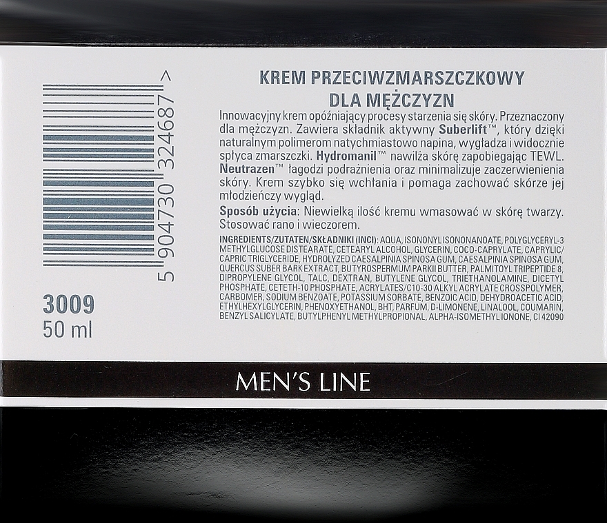 Anti-Wrinkle Men Cream - Clarena Men’s Line Power Anti-Age Cream — photo N3