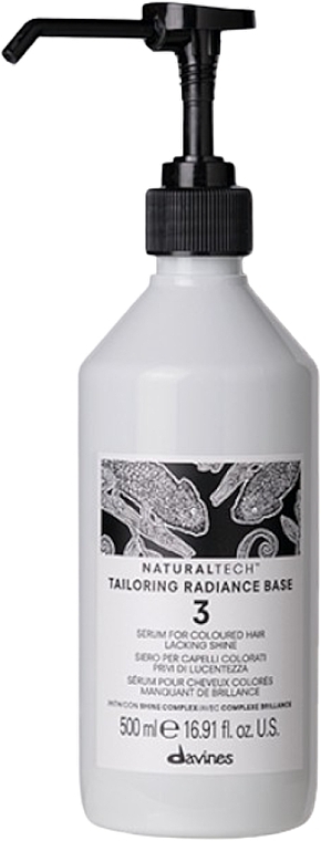 Colored Hair Shine Serum - Davines Natural Tech Tailoring Radiance Base — photo N1