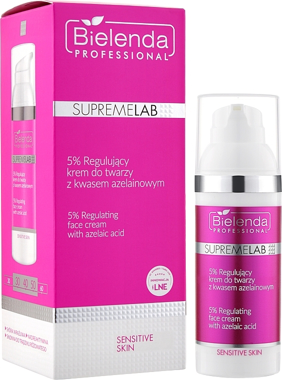 Repair Azelic Acid 5% Face Cream - Bielenda Professional SupremeLab Sensitive Skin 5% — photo N2